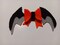 Black Bat Wings hair bow with hair clip for girls toddlers baby girl hair clip hair accessories glitter hair bow gift go girl baby headband product 3